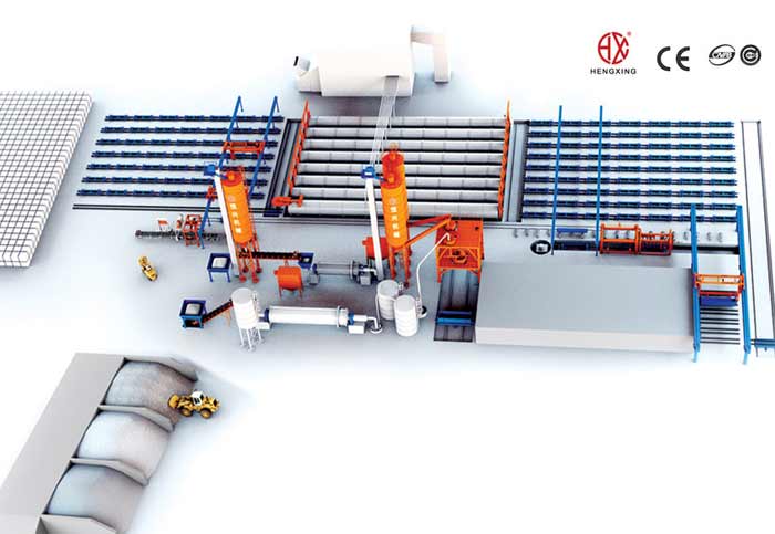 蒸壓加氣混凝土砌塊生產(chǎn)線 蒸壓加氣塊設(shè)備